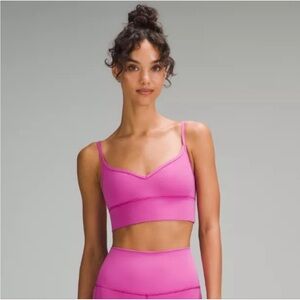 NWT Lululemon Align Sweetheart Bra(Pow Pink Tone) Size 8